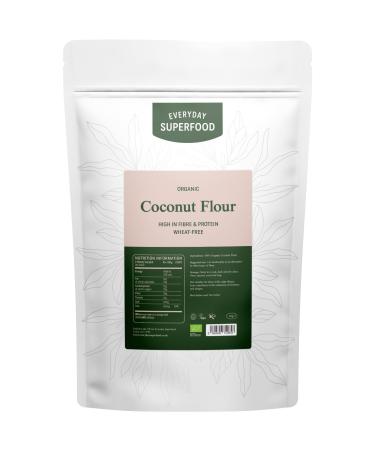 Organic Coconut Flour 1kg Fine & Premium Coconut Flour Keto Ingredient Suitable for Baking Coconut Powder for Cooking in 1kg and Bulk Sizes Certified Kosher Vegan