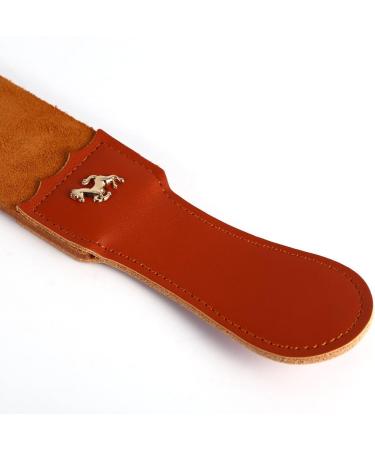 Men's Genuine Leather Strop for Barber Straight Razor - Shaving Strap for Sharper Shave - Buy Online on SooperMarket.com