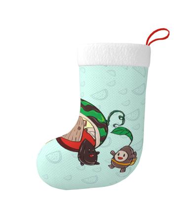 YYHHAOFA Sunflower Seeds Watermelon Seeds Prints Christmas Decorative Stockings : Soft Light and Tactile Suitable for Christmas Holiday Party