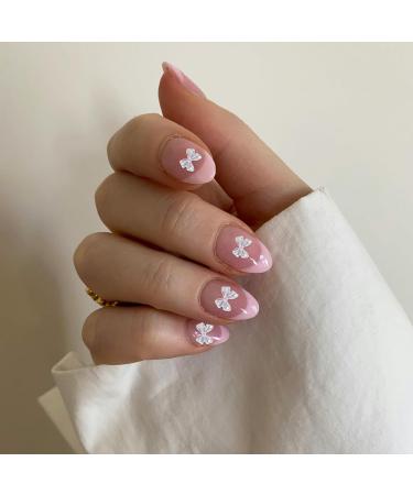 140pcs Aurora Bow Nail Charms & Rhinestones 3D Nail Bows Colorful Nail Charms for Acrylic Nails Resin Bowknot Nail Charms DIY Nail Accessories for Women Girls Nail Crafts Art - Buy Online on SooperMarket.com