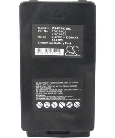 Replacement Battery for Teklogix 7035 & 7035i | 1916926 20605-002 20605-003 | 2200mAh/7.4V - International Shipping Available - Buy Online on SooperMarket.com