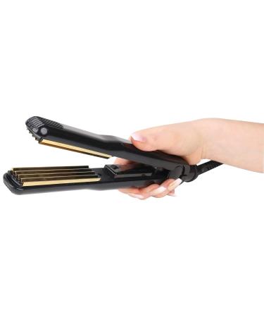 Aria Beauty Titanium Texturing Crimper - 90s Inspired Hair Crimper Iron for Volume & Shine | Adjustable Heat up to 450 F - Shop Now - Buy Online on SooperMarket.com