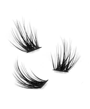 DIY Eyelash Extension Kit | 144 Pcs Thin Band Cluster Lashes with Mascara Brush, Glue, and Applicator | R-08 Kit (1 Count, Pack of 3) - Buy Online on SooperMarket.com