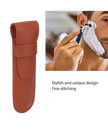 Shop Vintage PU Rasier Knife Protective Bag & Cover - Portable Manual Trim Protector for International Shipping - Buy Online on SooperMarket.com