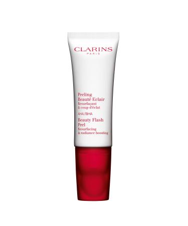 Clarins Beauty Flash Peel | 10-Minute At-Home Facial | Visibly Tightens Pores | Gently Eliminates Dead Skin Cells | Refines Skin Texture | Renews Radiance | Contains AHAs and BHAs | All Skin Types