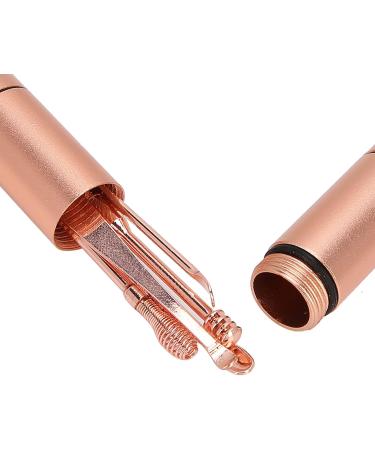 Stainless Steel Earwax Removal Kit with Storage Box - Rose Gold/Golden - Buy Online on SooperMarket.com