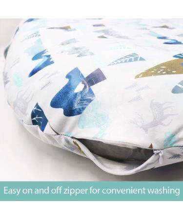 Snug Fitted Mountain Lounger Cover for Newborn Boys and Girls - Super Soft Removable Slipcover - Buy Online on SooperMarket.com