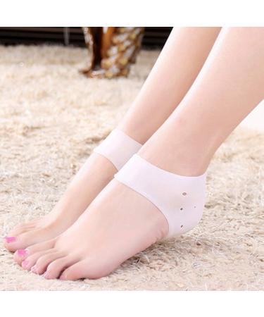Silicone Heel Protection Sleeves & Gel Insoles for Plantar Fasciitis - Moisturizing Foot Socks for High Heels - Buy Online on SooperMarket.com