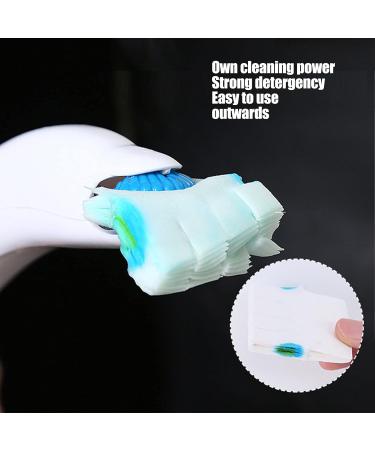 Topyond Disposable Toilet Brush - Household Cleaning System - Cleaner Filter with No Dead Ends - Effortless Bathroom Toilet Cleaning Solution - Buy Online on SooperMarket.com