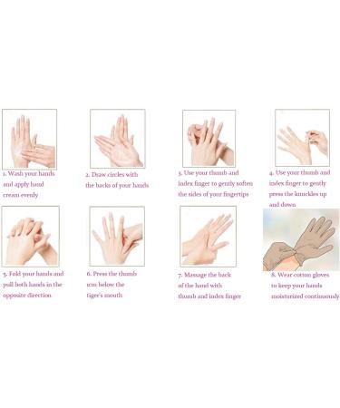 100% Cotton Gloves for Eczema 6 Pairs | White Moisturizing Gloves for Dry, Sensitive Skin | Premium Quality for Spa Therapy | Secure Wristband | Cosmetic Inspection Cloth - Buy Online on SooperMarket.com