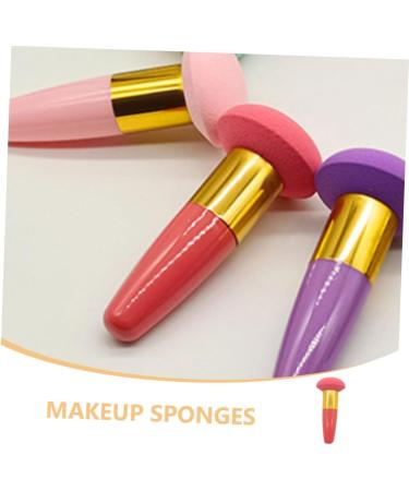 PLAFOPE Beauty Egg Brush Pen Makeup Powder Puff Makeup Sponges for Blending Make up Sponges for Face Cosmetic Sponge Foundation Sponge Brush Makeup Sponge with Handle Blending Sponges - Buy Online on SooperMarket.com