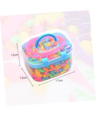 KOMBIUDA 1 Box Bracelet for Little Girl Jewelry Toys DIY Necklaces Beads Jewelry Childrens Toy Pop Beads Toys Rayan Toys for Fun Jewelry Making Kit Pop Snap Beads - Buy Online on SooperMarket.com
