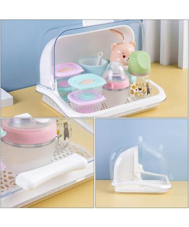 Ipetboom Baby Bottle Drying Rack with Storage Box - Portable Kitchen Organizer - Buy Online on SooperMarket.com