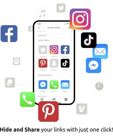 Social Master NFC Business Card - Instant Contact and Social Media Sharing - Gray - iOS and Android Compatible - Buy Online on SooperMarket.com