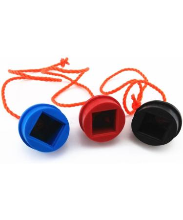 HONBAY 3pcs Rubber Pool Table Billiard Cue Chalk Holders - Mix Color with String - Buy Online on SooperMarket.com