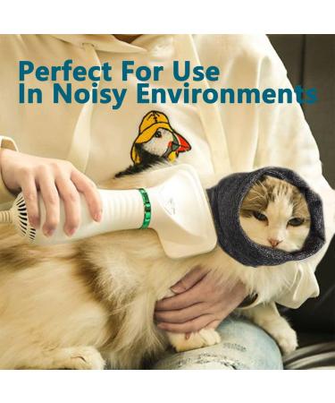 Pattepoint Dog Snood: Noise Protection & Anxiety Relief Dog Ear Muffs - Grey, Size M - Buy Online on SooperMarket.com