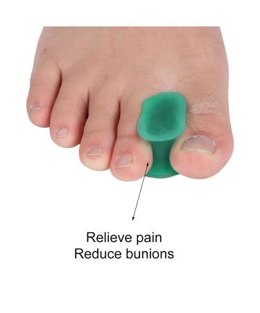 ANGGREK Gel Toe Spacer Set - 8 Pairs Silicone Toe Separator for Bunion Straightening and Toe Alignment - Hallux Valgus Corrector for Overlapping Toes - Buy Online on SooperMarket.com