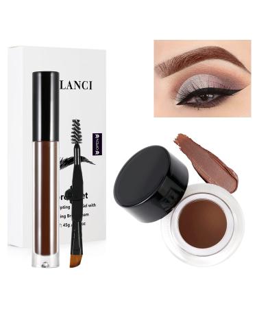 Buy Tinted Eyebrow Gel Kit - Waterproof Eyebrow Pomade for Full & Natural Brows | International Shipping - Buy Online on SooperMarket.com