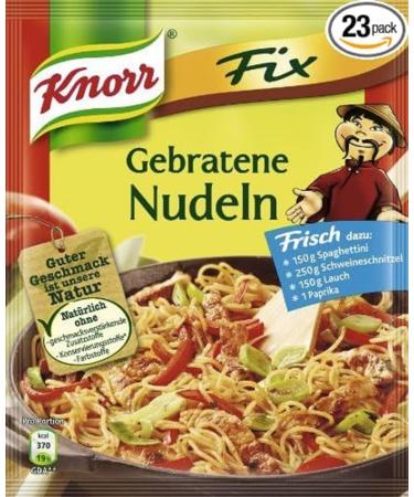 KNORR FILM MISSION FRIGNATION FROMES ASIA NORE for a delicious pasta dish without taste -enhancing additives 23x 30 g fried pasta 30 g (23 Pack)