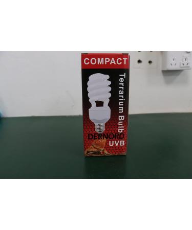 Dernord UV Lamp for Reptiles - 13W 5.0 UVA/UVB Terrarium Light Bulb for Budgies Leopard Geckos & Turtles - Optimal Heat Lamp - Buy Online on SooperMarket.com