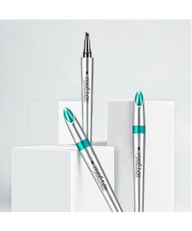 NewBang Eyebrow Pencil Set - Waterproof Microblading Pen for Natural, Longlasting Eyebrows - Dark Brown - Buy Online on SooperMarket.com