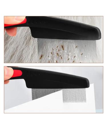 Premium KXUSW Flea Comb Set for Dogs & Cats Professional 3-Part Tool to Effectively Remove Fleas Lice & Loose Hair Keep Your Pets Clean! - Buy Online on SooperMarket.com