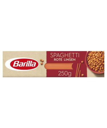 Barilla Red Lentil Spaghetti rich in protein gluten free tomato sauce 250g 250 g (1 pack)