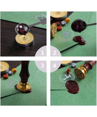 Wax Seal Stamp Crown 25mm with Wooden Handle for Wedding Invitations - CRASPIRE - Buy Online on SooperMarket.com