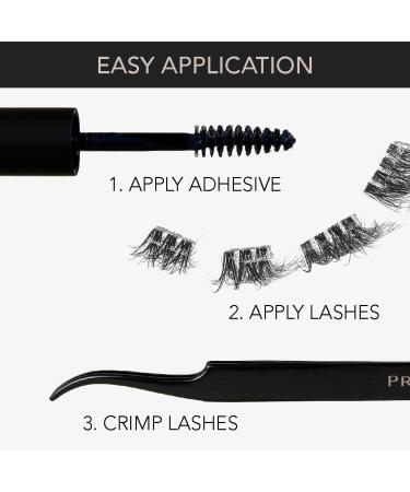 Pro Lash Starter Kit | Professional Quality Lashes at Home | Easy & Waterproof | Lasts 10 Days | 3 Sets Included - Buy Online on SooperMarket.com