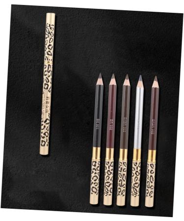 MUSISALY 2pcs Long Lasting Eyebrow Pencils Eye Brow Pencils for Women Leopard Eyebrow Brush for Women Wooden 1 count (Pack of 1) Brown - Buy Online on SooperMarket.com