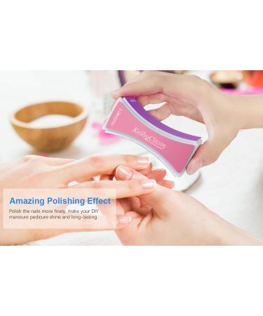 Professional Nail Buffer Set - 4-Sided Nail Files and Buffers for Shaping and Polishing - Natural Nail Shiner Buffer Blocks - Ideal for Nail Art and Gel - 2 Pcs - Buy Online on SooperMarket.com