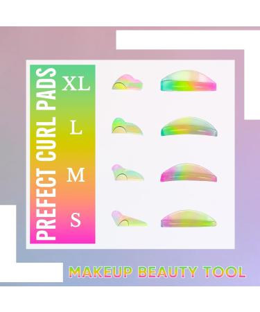 PERMANIA Lash Lift Rods - 13-Piece Reusable Soft Eyelash Perm Curler Kit for All Eye Shapes | DIY Lash Lift with Silicone Plate - Buy Online on SooperMarket.com