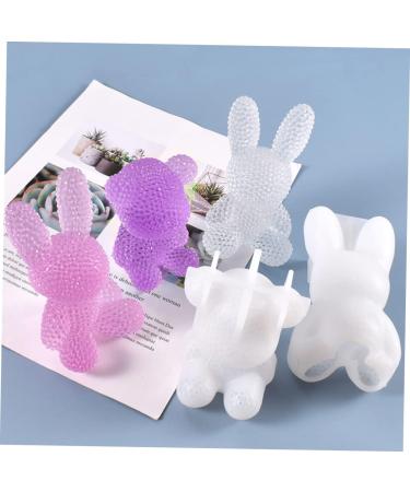 Operitacx 3 Pcs Table Silicone Mold Silicone Molds Easter Resin Molds Crafts Casting Mold Rabbit Candle 3d Whitex3pcs 7.65X9.5CMx3pcs - Buy Online on SooperMarket.com