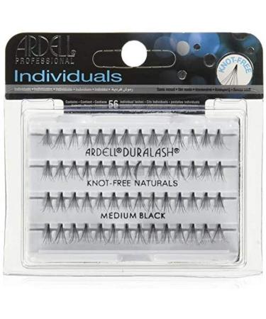 Ardell Individual Flare Lashes  Knot-Free Naturals  Medium Black