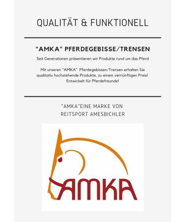 AMKA Double Broken Snaffle Bit | 18mm Stainless Steel | 65mm Rings | Ideal for Horses up to 17.5 cm - Shop Internationally - Buy Online on SooperMarket.com