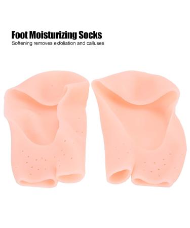 Moisturizing Silicone Socks for Dry Cracked Heels | Soft Foot Care Gel Socks | Ultimate Protection for Rough Skin - Buy Online on SooperMarket.com