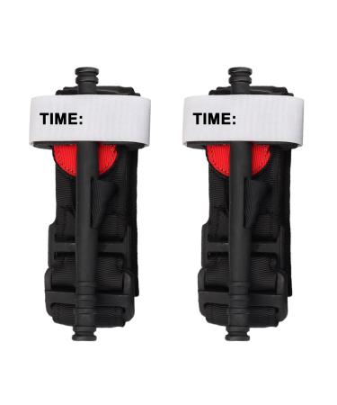 Tournique emergency outdoor tourniquet first aid Tactical life-saving bleeding control one-handed operation of the hemostatic association 2PCs