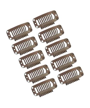 20pcs Weft Clips Wig Clips Hair Clips Weft Hair Extension - Brown