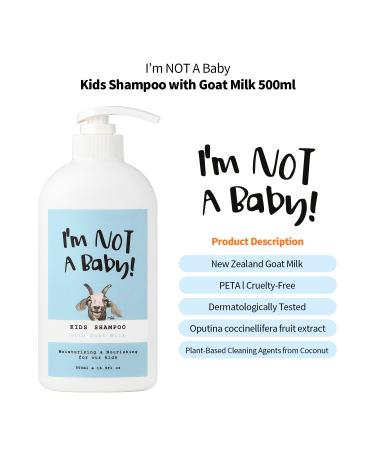 Kids Shower Gift Set | Plant-Based Goat Milk Shampoo & Conditioner | Dermatologist Tested Allergen-Free Cruelty-Free for Dry Sensitive Skin & Scalp - Buy Online on SooperMarket.com