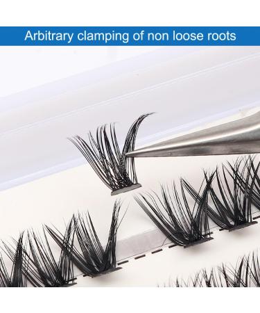 Bransfy False Eyelashes Clusters 280pcs DIY D Curl Individual Lash Extensions | Faux Mink Long Mixed Lash Clusters 9-16mm | 40D-0.07D - Buy Online on SooperMarket.com