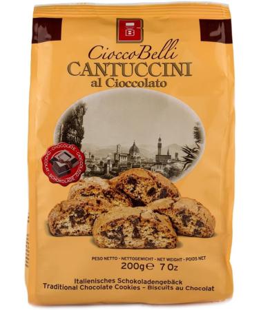 Chocolate Cantuccini Biscotti (200g Pack of 2) | Gourmet Artisan Biscuits From Tuscany - Buy Online on SooperMarket.com