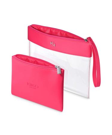 KIKO Milano Transparent Beauty Case 002 | Premium Cosmetic Bag with Inner Pouch - International Shipping Available - Buy Online on SooperMarket.com