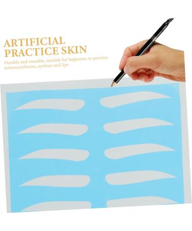 Angoily 8 Pairs Tool Eyebrow Shaping Stencils Eyebrow Practice Skin Card Eyebrow Trimming - Buy Online on SooperMarket.com