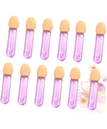 Baluue 100pcs Eyeshadow Brush Kit Beauty Sponge Women Eyeshadow Applicator Makeup Eye Sponge Violet 3.6X1.2 cm Violet - Buy Online on SooperMarket.com