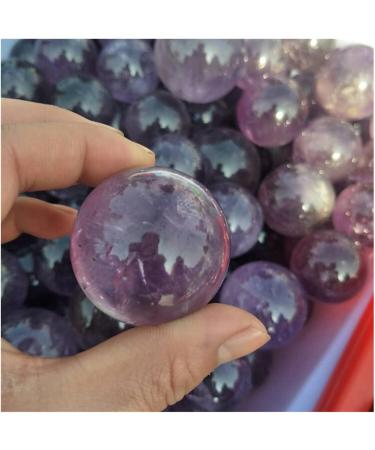 Natural Crystal Rough Natural Sphere Natural Amethyst Crystal Sphere Ball 35mm-40mm 1pc for Decoration Gift Decoration feng Shui. - Buy Online on SooperMarket.com