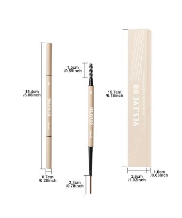 Grey Eyebrow Pencil for Older Women - Soft Retractable & Waterproof | YES.EYE DO - Buy Online on SooperMarket.com