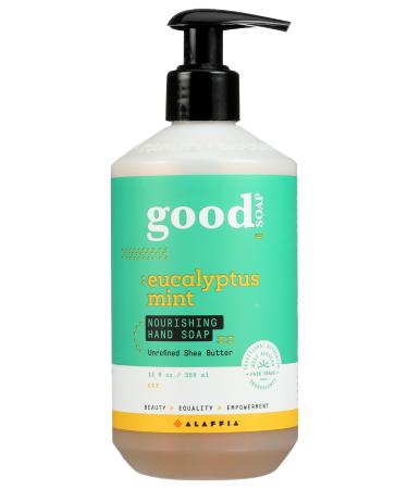 ALAFFIA Good Soap Eucalyptus Mint Hand Soap 12 FZ