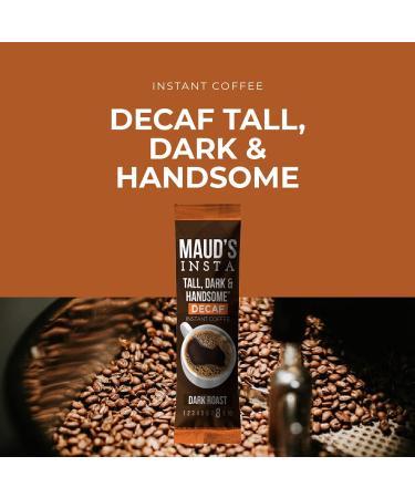 Maud's Instant Decaf Dark Roast Coffee 30ct Travel Packs - 100% Arabica, California Roasted Decaf Instant Coffee - Buy Online on SooperMarket.com