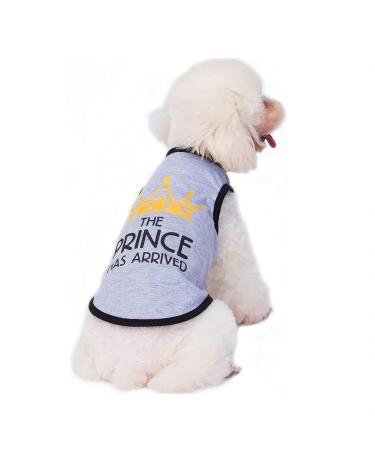 3-Pack Printed Dog Clothing - Princess & Prince T-Shirts for Small to Medium Dogs | Cute Pet Costumes (Blue XL) - Buy Online on SooperMarket.com