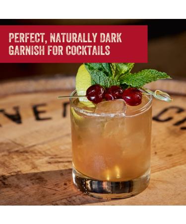 Traverse City Whiskey Co. Premium Cocktail Cherries - All American Natural & Kosher | Perfect Garnish for Cocktails, Desserts & More - Buy Online on SooperMarket.com